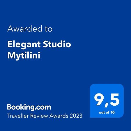Elegant Studio Mytilini Apartment Exterior foto